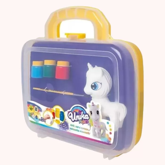 Unicórnio Unika Pintura Lavável 3 Cores 0810 Malet Novo Unicórnio Unika Pintura Lavável 3 Cores 0810 Malet Novo