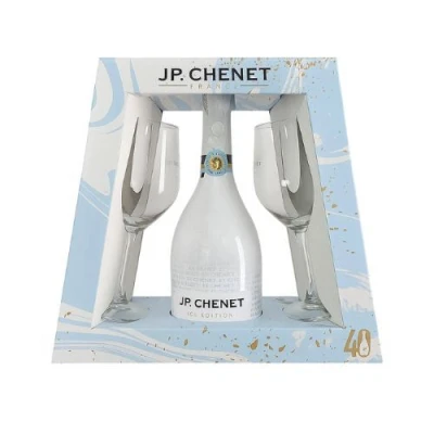Vinho Espumante JP Chenet Ice Edition Blanc Kit Espumante e Taças
