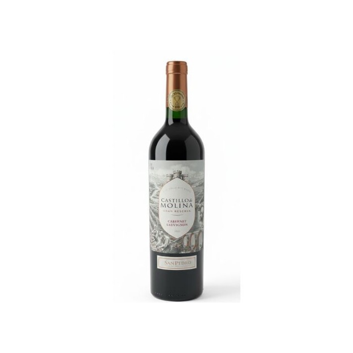 Vinho Tinto Castillo De Molina Cabernet Sauvignon 750Ml Seco Suave