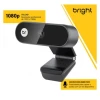 Webcam Office Full HD Preta WC576 Bright com Microfone Embutido